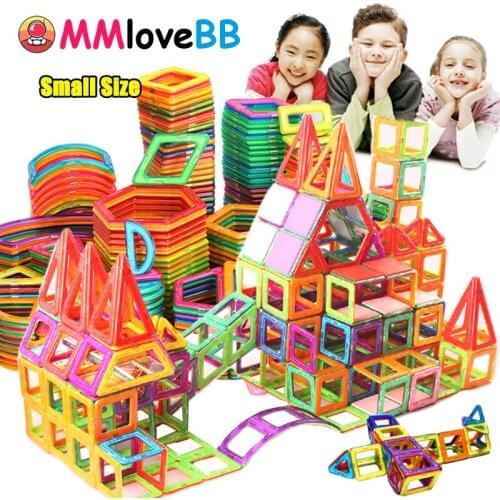 300PCS Mini DIY Magnetic Designer Construction Set Model Building Block For Children Block Intelligent Educational Toys
