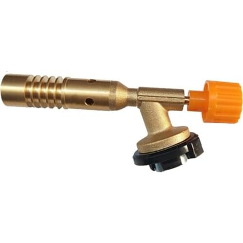 Brass Gas Torch Brazing Solder Nozzles Durable Welding Heating Burner Propane Torch Head Pencil Flame Gun for Cylinders