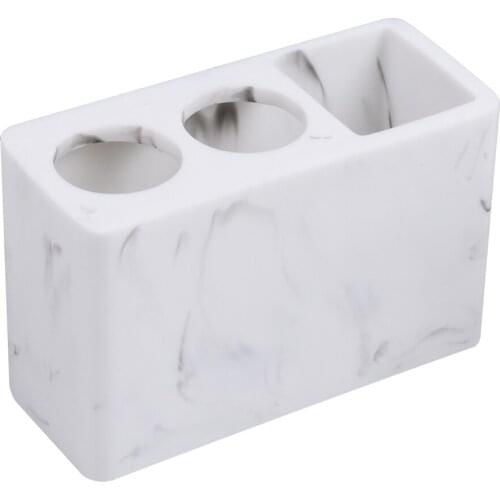 Marbling Electric Toothbrush Holder Resin Toothbrush Toothpaste Storage Rack