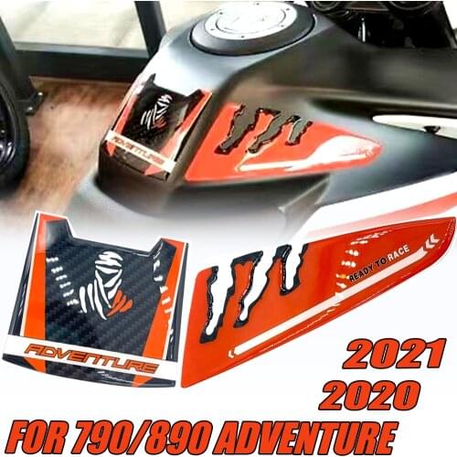 Motorcycle Tank Pad Protector Sticker Decal Gas Knee Grip Tank Traction Pad Side For KTM 390 ADVENTURE 390Adventure 2020+UP