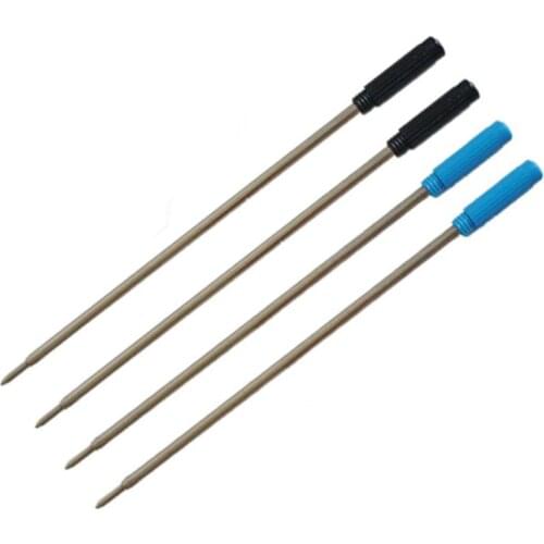 Wholesales 0.5mm Black Blue gel Ball point pen Refill Whirling Refill 10 pieces a lot 623