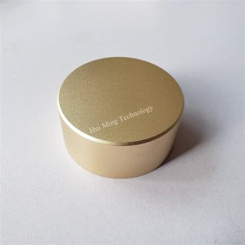 4pcs aluminum plastic knob potentiometer knob 48*22*6mm gold potentiometer cap Volume knob switch cap Encoder for amplifier