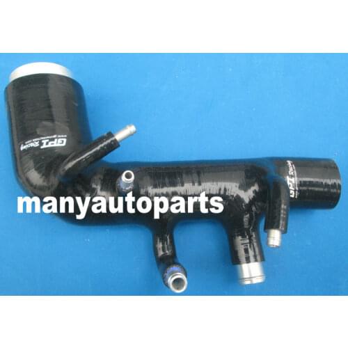 Silicone induction/intake hose FIT FOR WRX/STi GDB EJ20 Forester SG5 EJ205 BLACK