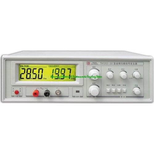 3 3/4 a voltage and frequency at the same time display audio frequency sweep signal generator function generator TH1312-60