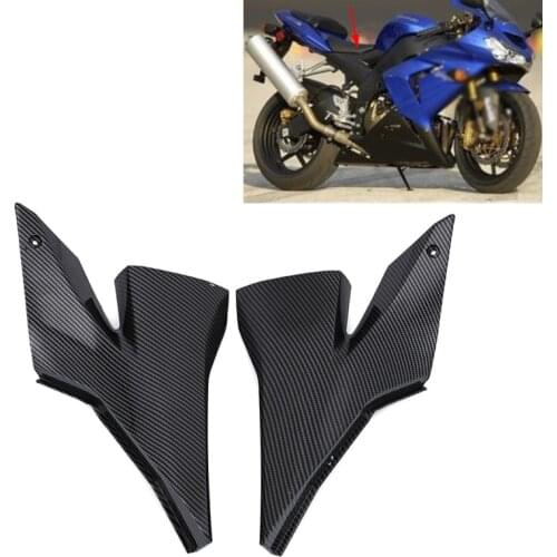 Carbon Fiber ABS Fuel Tank Side Covers Panels Gas Fairing Cowl Guard For Kawasaki ZX-10R Ninja ZX10R 2004 2005 ZX 10R Motorcycle