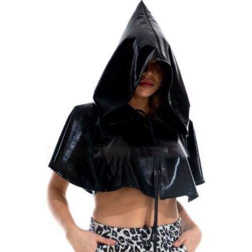 Unisex 6 Colors Renaissance Medieval Hooded Capelet Mantle Halloween Wicca Pagan Cosplay Accessory Vintage Cowl Hat