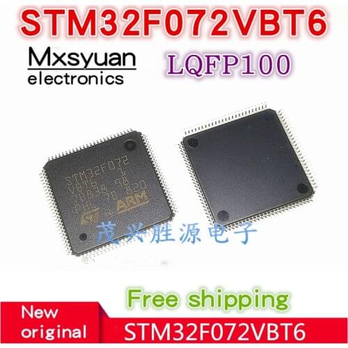 1pcs~10pcs STM32F072VBT6 STM32F072 LQFP-100 128K flash memory 32-bit microcontroller