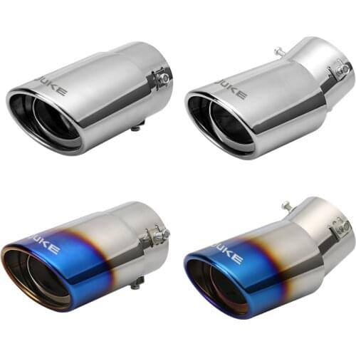 1Pcs/Set Car Accessories For Nissan JUKE Emblem Chrome Plating Stainless Steel Car Exhaust Muffler Tip Pipes Cover