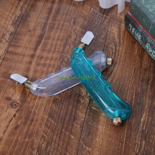 1PC Pistol Grip 0iled Glass Cutter Tungsten Carbide Stained Glass Cutting tool Drop Shipping Support