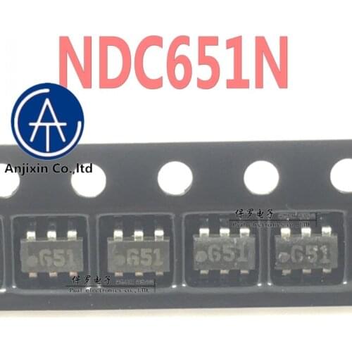 10pcs 100% orginal and new field effect tube NDC651N NDC651 silk screen 651 SOT23-6 real stock