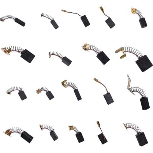 Drill electric grinder replacement carbon brush graphite copper spare parts for electric motors graphite brush 10pcs