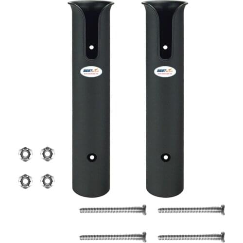 2x Fishing Rod Holder Rack Tool Mount Socket 2 Tube Link Tackle for Boat