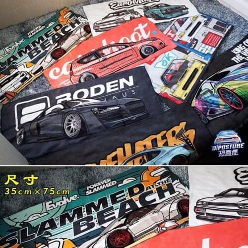 35 x 75cm long design Car Wash Paint Auto Care Cleaning Auto Care Cleaning Towel Microfiber Sponge Pad Clay JDM Racing Towel