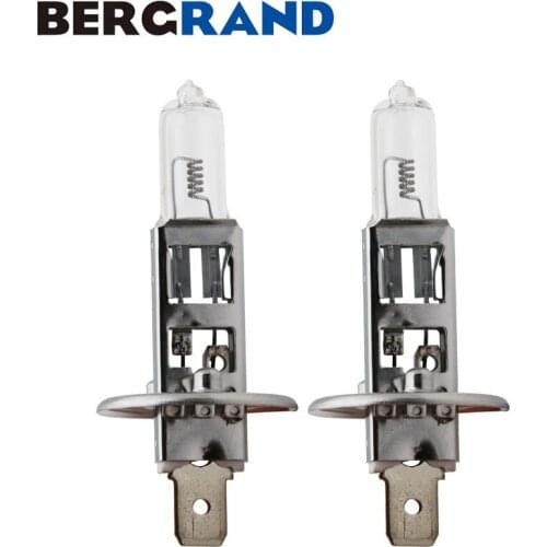 2PCS 24V 70W H1 Halogen Lamp Fog Lights 3100K Clear Truck Bus Headlight Bulbs P14.5s Quartz Glass UV Stop Longer Life