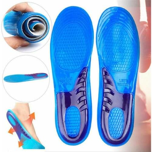 Gel Silicon Insoles Orthotic Arch Buffer Pain Relief Support Massaging For Run
