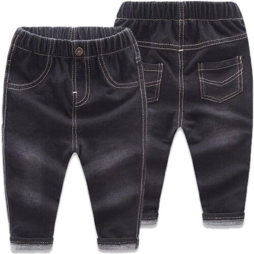 Spring Girls Jeans Baby Kids Jeans for Children Boys Girls Leggings Denim Pants Toddler Pants Girls Kids Pants for Boy Girl 1-5Y