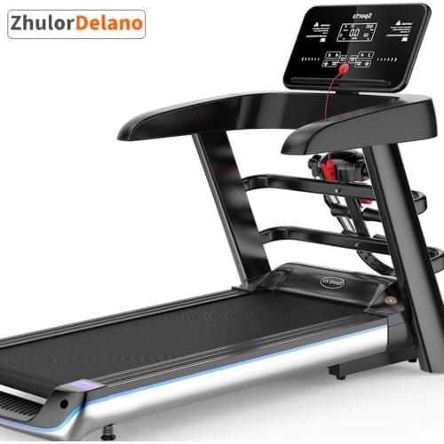 Multifunction Electric Folding Treadmill For Walking Jogging Running Training Health and Fitness With HD LCD monitor