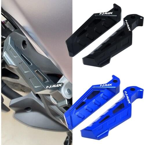 For YAMAHA NMAX155 NMAX 155 XMAX NVX Motorcycle Accessories Rear Passenger Footrest Foot Rest Pegs Rear Pedals anti-slip pedals