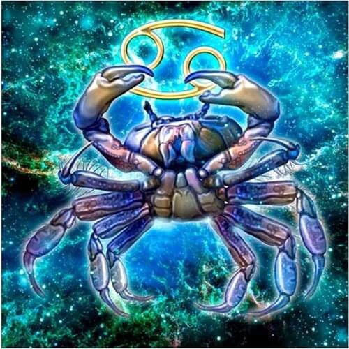 Region 12 Zodiac DIY Cross Stitch 11CT Embroidery Kits Craft Needlework Set Printed Canvas Cotton Thread Home Wholesale