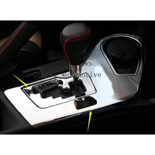 New ! Interior For Toyota Rav4 Rav 4 2013 2014 2015 ABS Transmission Shift Gear Panel Cover Trim 2 pcs / set