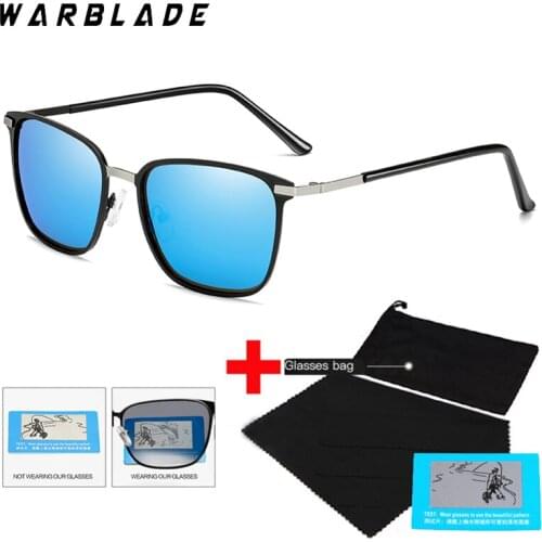 Polarized Sunglasses Men Mirrored Driving Glasses Square Male Cool Fashion Classic Men Metal Frame Sun Glasses Oculos Masculino