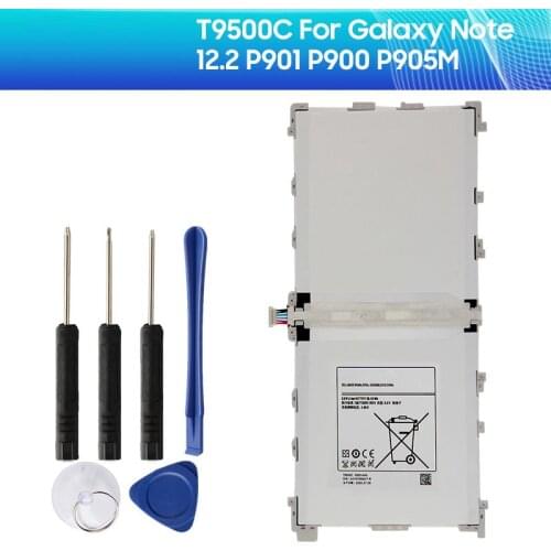 SAMSUNG Original Battery T9500K T9500C T9500E T9500U For Galaxy Note 12.2 P900 P901 P905 SM-T900 SM-P900 SM-P905 9500mAh