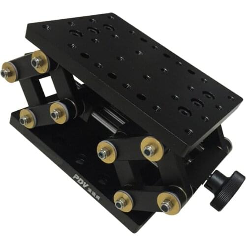 Manual Lab Jack ,100mm x 140mm platform ,Precise Manual Lift, Z-axis Elevator Sliding Lift platform, 55mm Travel PT-SD1711M