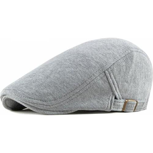 Fashion Vintage Mens Flat Ivy Cap Newsboy Gatsby Hat Women Pure Beret Hat Autumn Winter Warm Cotton Hat For Unisex