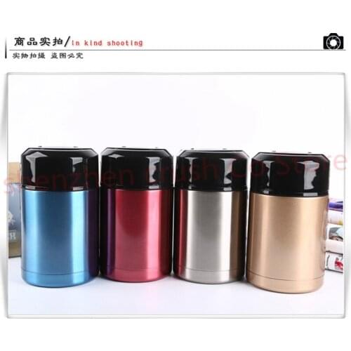 304 stainless steel thermos lunch box for hot food with containers 800ml 1000ml Vacuum Flasks Thermoses thermo mug thermocup