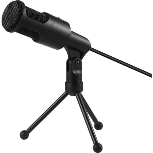 LESHP Omnidirectional Microphone Noise-cancelling for Singers Online Games Chatting Network Teaching Video Conferencing