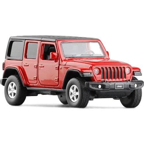 1/36 High Simulation Wrangler Toy Vehicle Model Alloy Children Toy Collection Gift Car Kids 2 Open Door V266