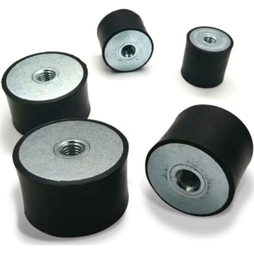 1PCS Rubber Shock Absorbers Anti Vibration Ø10-75mm M4 M5 M6 M8 M10 Rubber-Metal Silentblock
