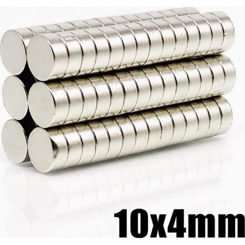 2/5/10/20/50Pcs 10x4 Neodymium Magnet 10mm x 4mm N35 NdFeB Round Super Powerful Strong Permanent Magnetic imanes Disc 10*4