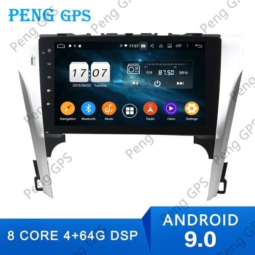 Car Radio Screen for TOYATA CAMRY 2012-2013 GPS Navigation Recorder Headunit Multimedia Player Android 9 DSP 4+64G