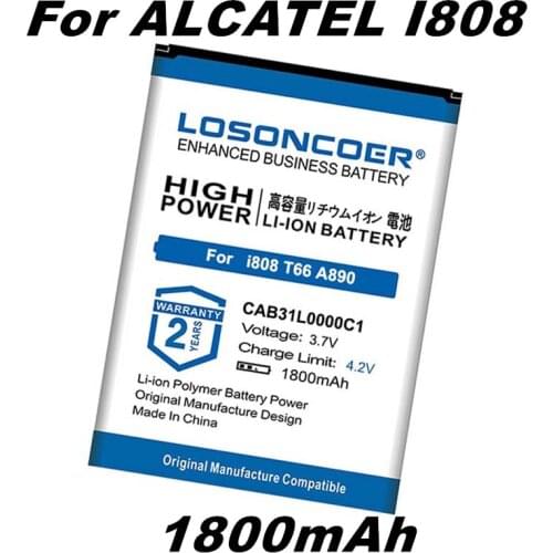 CAB31L0000C2 CAB31L0000C1 Phone Battery For Alcatel A383G i808 OT-3040 VF555 TCL A890 T66 One Touch 282/813/890D/891/979/3041D