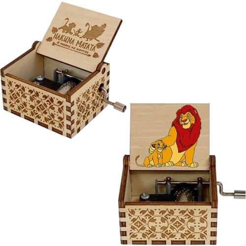 Wooden Retro Music Box, Can be used for Friends, Daughters, Sons, Christmas, Birthday Gifts, Halloween, Home Decoration, Childre