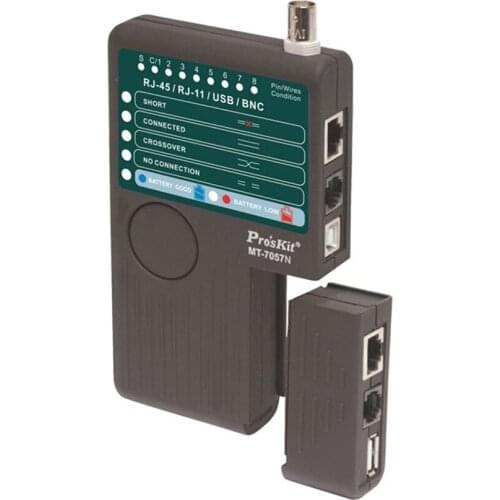 High quality MT-7057N 4 in 1 Network Cable Tester Analyzer BNC USB Test Wire Circuit Breaker Finder Telephone Line