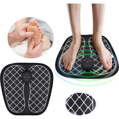 Electric EMS Foot Massager Pad Feet Muscle Stimulator Foot Massage Mat Improve Blood Circulation Relieve Ache Pain Health Care