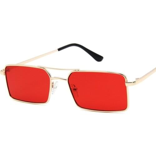 New Luxury Women Sunglasses Vintage Fashion Sun Glasses Square Frame Unisex Men Designer Eyewear