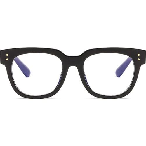 Summer 2021 Simple Computer Blue Blocking Light Glasses Black Student Transparent Eye Protection Mobile Phone Game Eyewear