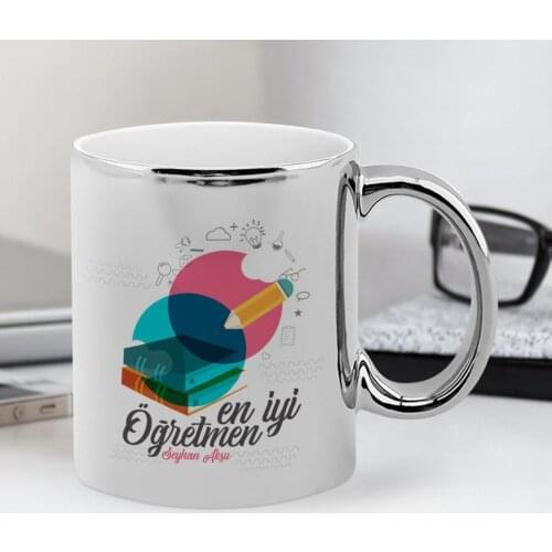 Personalized Best Teacher Chrome Mug Cup-3