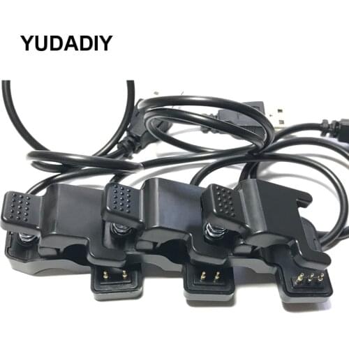 Smart Watch Smart Wristbands Clip type 2-pin-4mm or 5.5mm 3-pin-6mm 4-pin-7.5mm charging cable USB port Emergency chargers