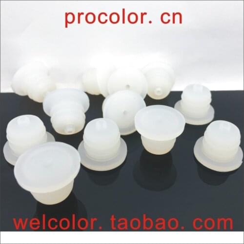 T-Type silicone rubber bottle stopper Hollow Sealing Plug 1/2" 13 mm 13mm hole Plug OD 13.8 13.5 17/32" mm ID 2 2.0 5/64" 2MM MM
