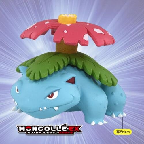 Takara Tomy Pokemon Moncolle-EX Sun Moon 4cm Mini Toy Collection Figure Venusaur 968443