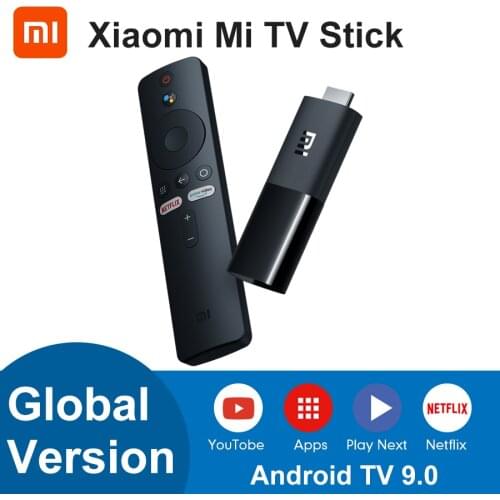 Global Version Xiaomi Mi TV Stick Android TV 9.0 Quad-core 1080P Dolby DTS HD Decoding 1GB RAM 8GB ROM Google Assistant Netflix