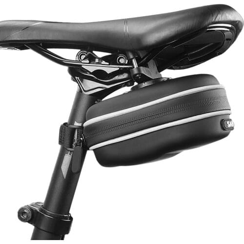 Bicycle Saddle Bag Bike Seat Bag Reflective Cycling Rear Seat Post Bag Large Capacity Tail Rear Basg Bike Storage Bags