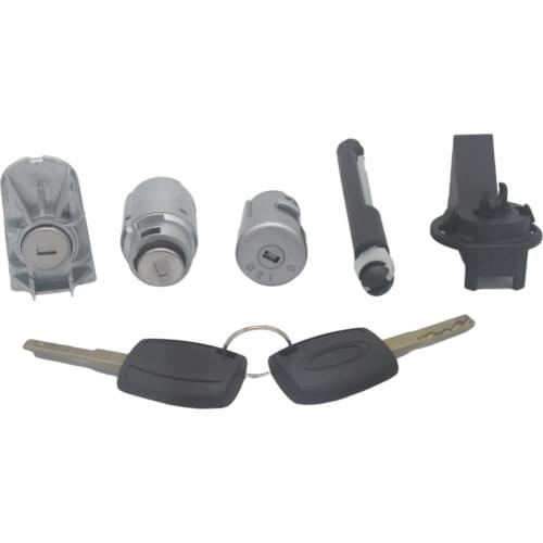 Complete Lock Set Ignition Switch Door Lock for FORD FOCUS MK2 II 2004-2012 C-MAX KUGA