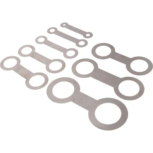 1 Set /8 Pieces Saxophone Pads Iron for Woodwind Instrument Repair Care Accessories