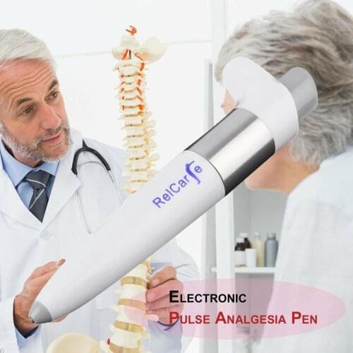1pc Portable Handhled Electronic Pulse Analgesia Pen Body Pain Relief Point Pen Parent Hot Treatment Massage Pens