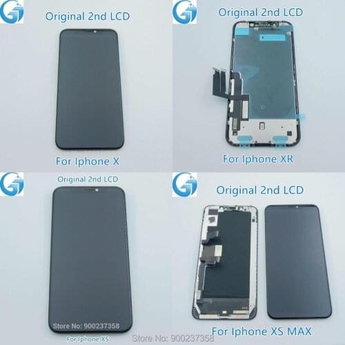 100%Original Screen For iphone 7G 8G X XR XS XS MAX 11 LCD Touch Digitizer Cellphone Display Replacement Assembly Parts